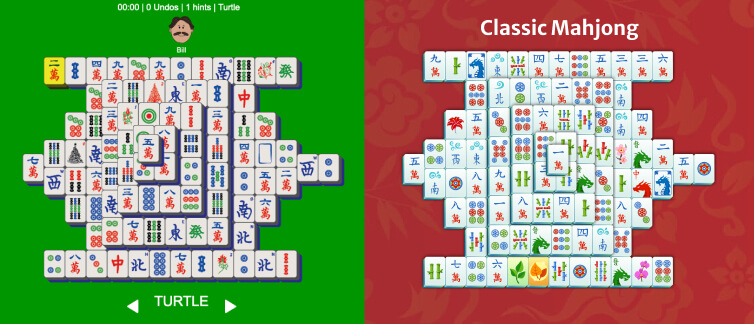 cardgames.io Mahjong vs Classic Mahjong
