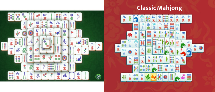 Gamesgames Mahjong vs Classic Mahjong