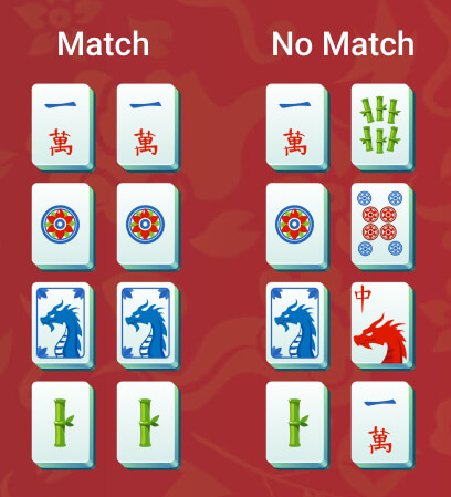 Mahjong Solitaire matching rules